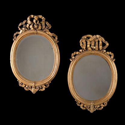 A Rare Pair of Regency Style Wall Mirrors